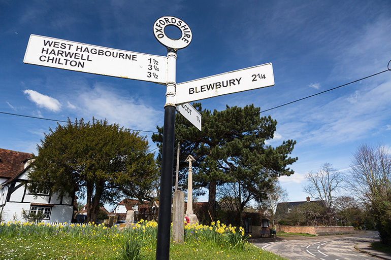 Image of old signpost