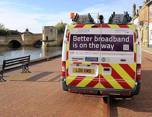 Better Broadband van