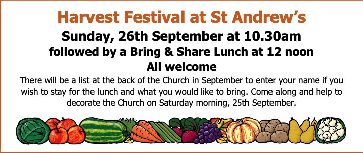 Harvest festival info