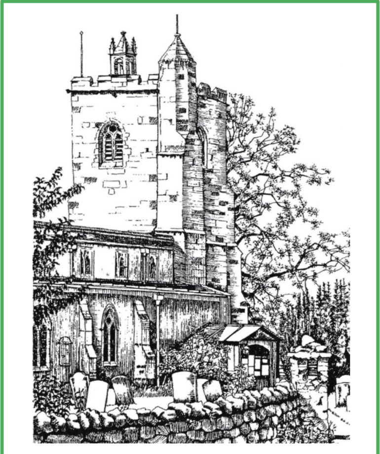 Drawing of the church