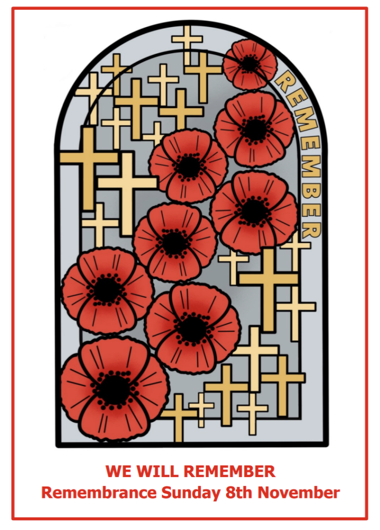 Image of poppies for Rememberance Sunday